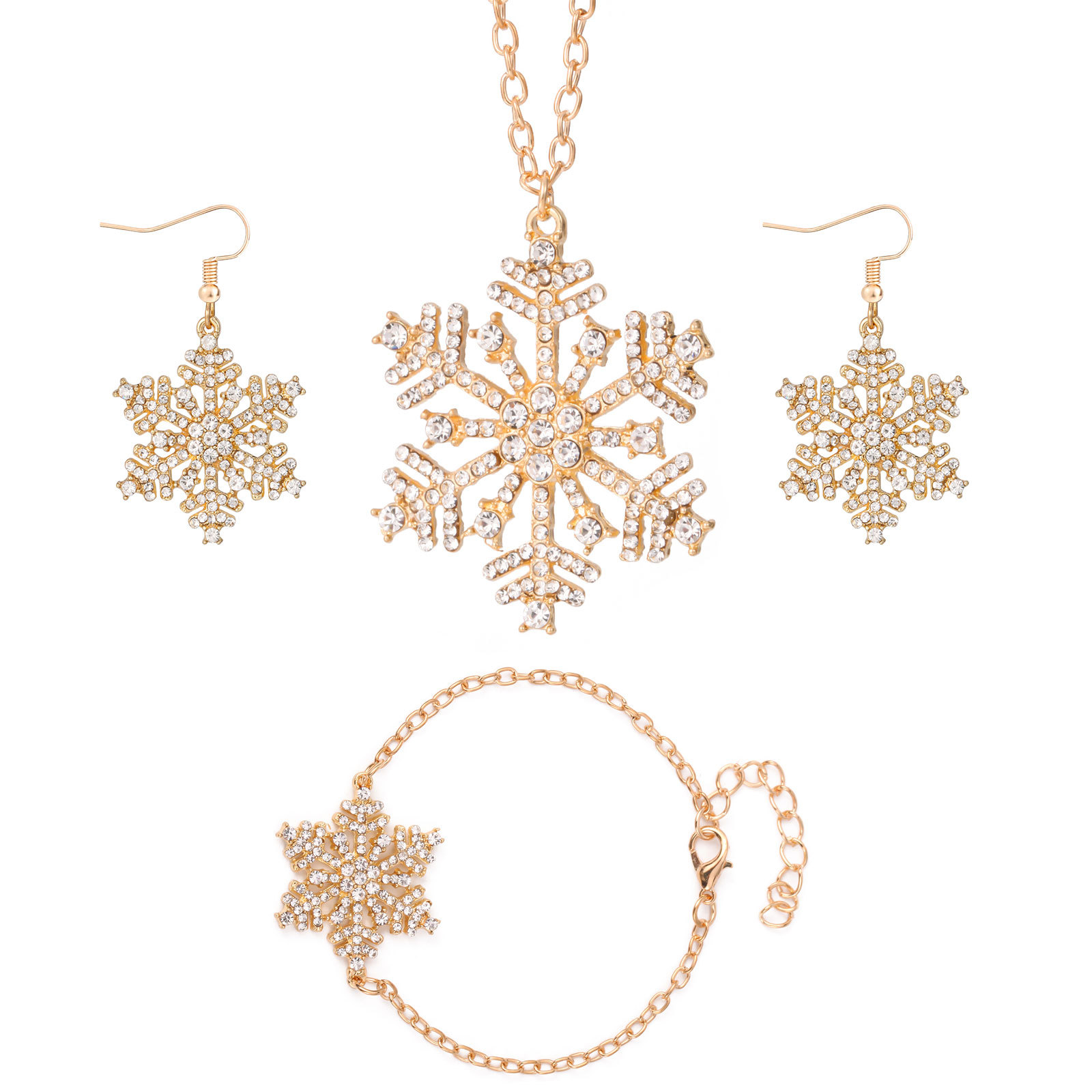 Snowflake three-piece set