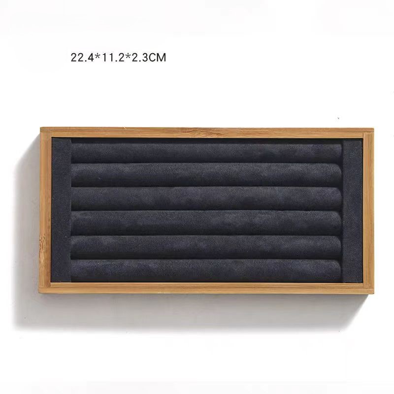 Black ring-shaped tray