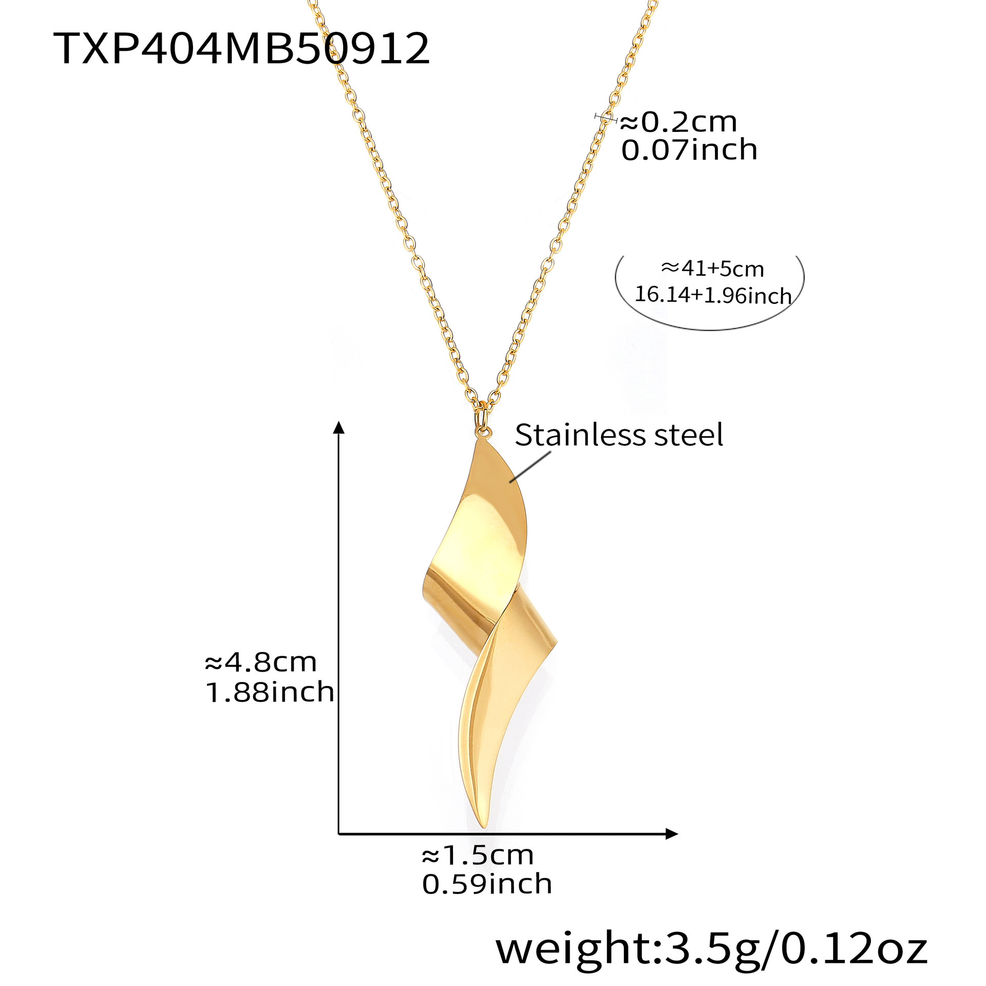 Gold necklace