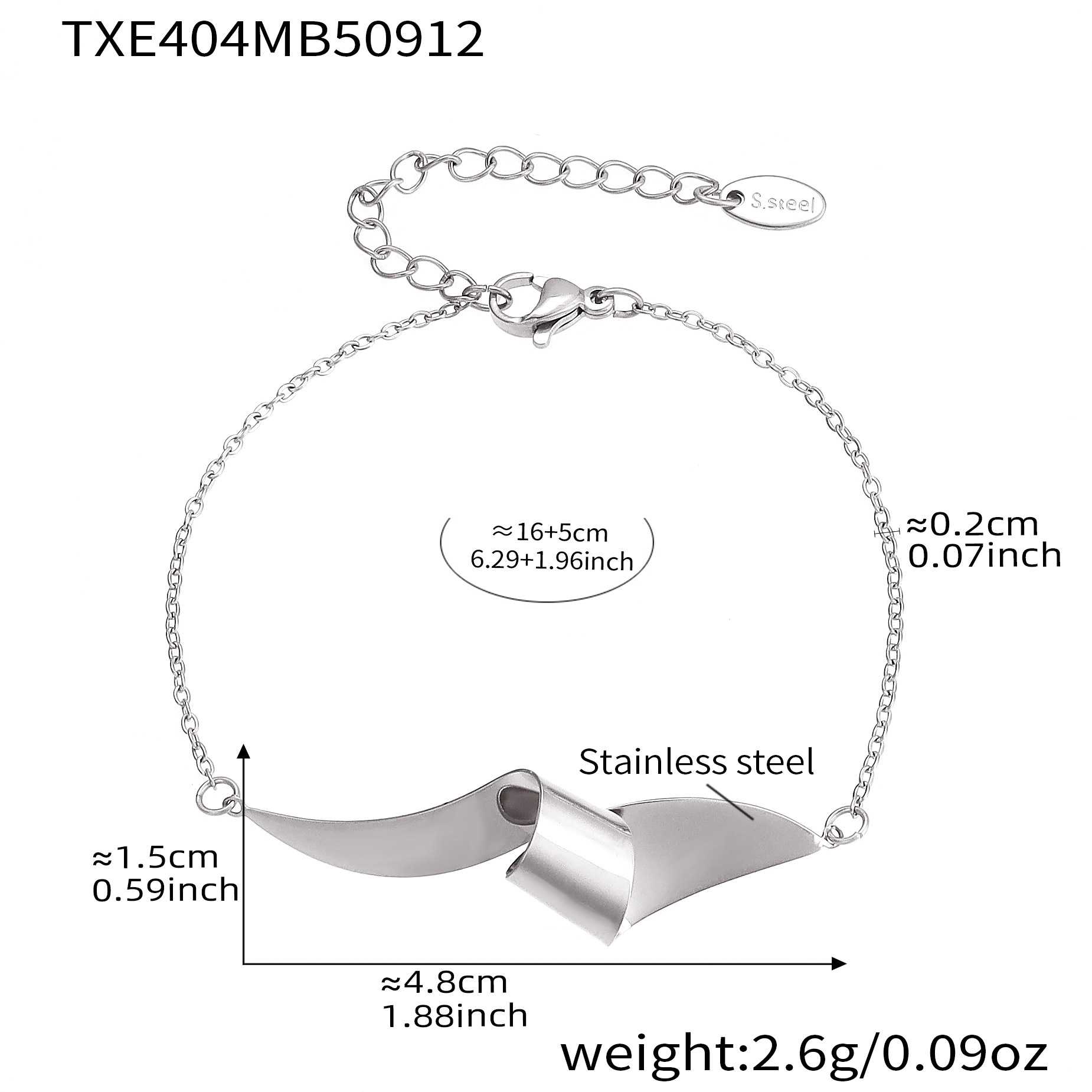 Steel bracelet