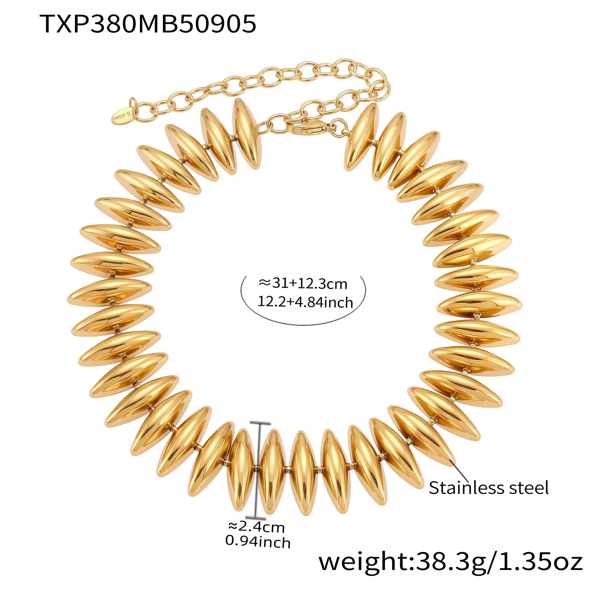 Golden necklace
