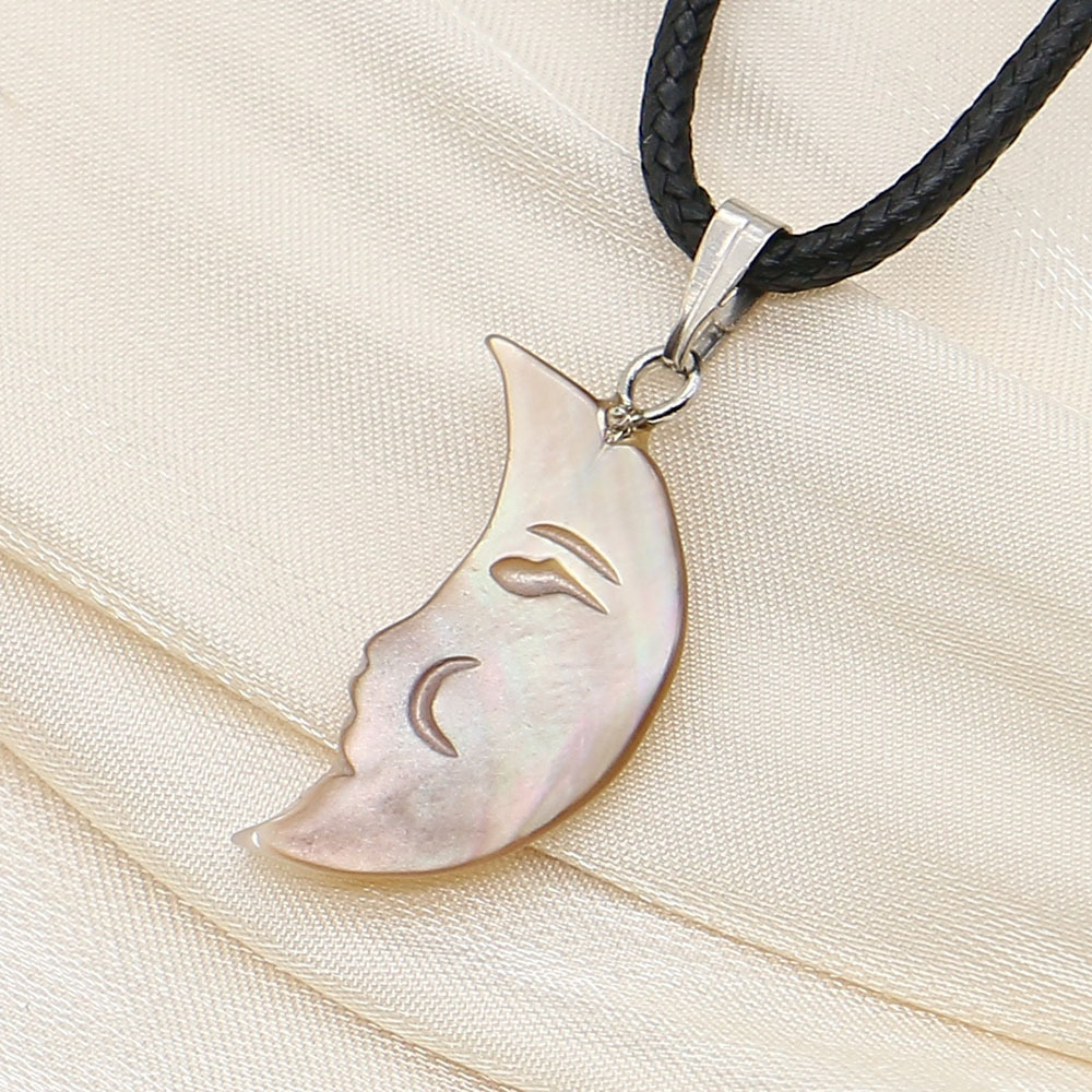 Yellow butterfly shell necklace