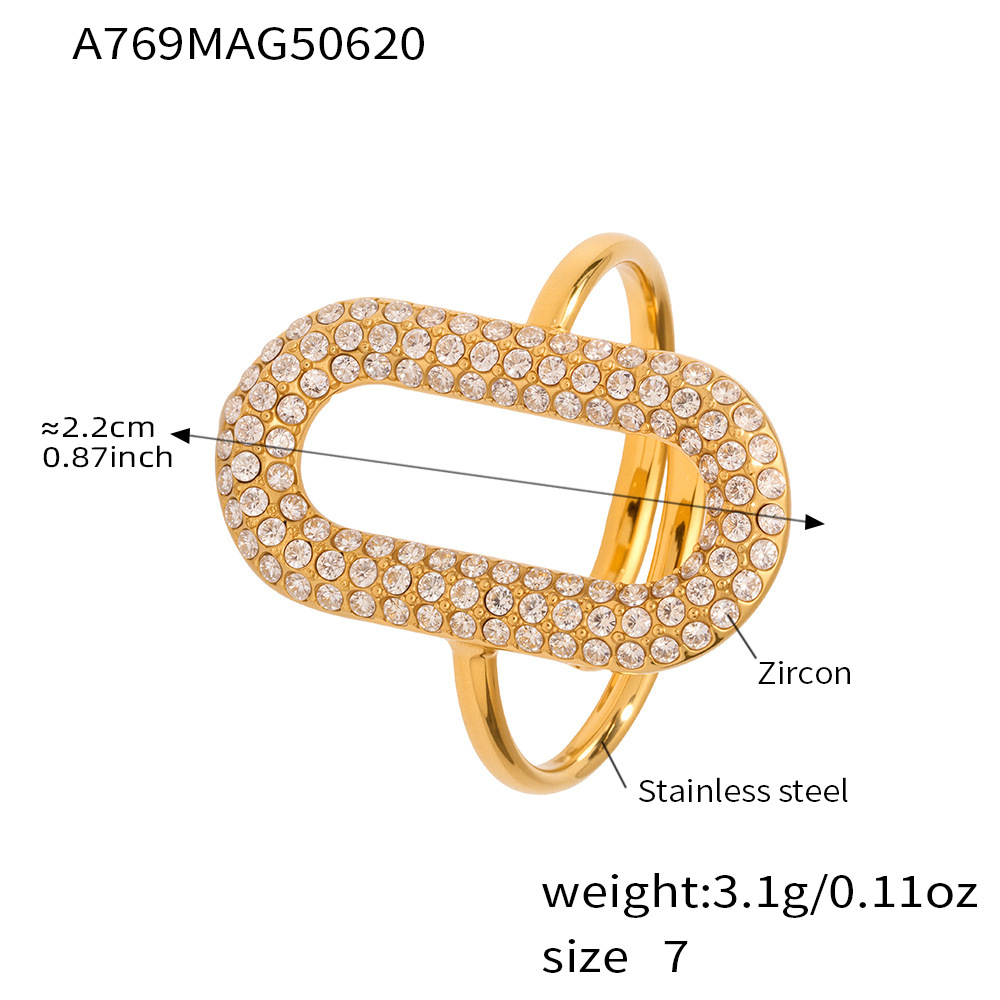 A769-golden ring zircon ring