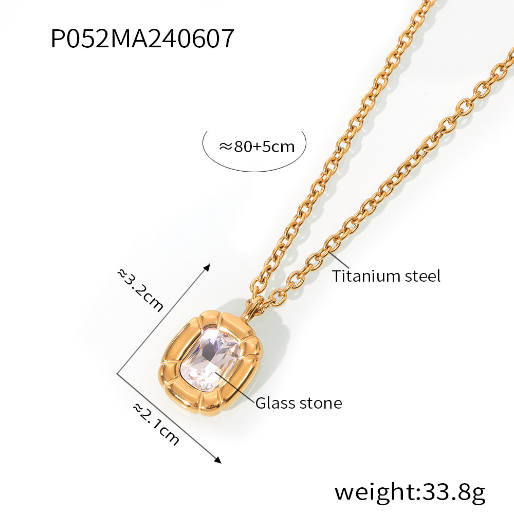 TXP052-gold necklace