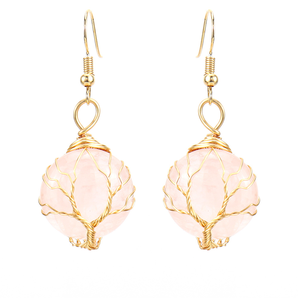 Gold   rose quartz