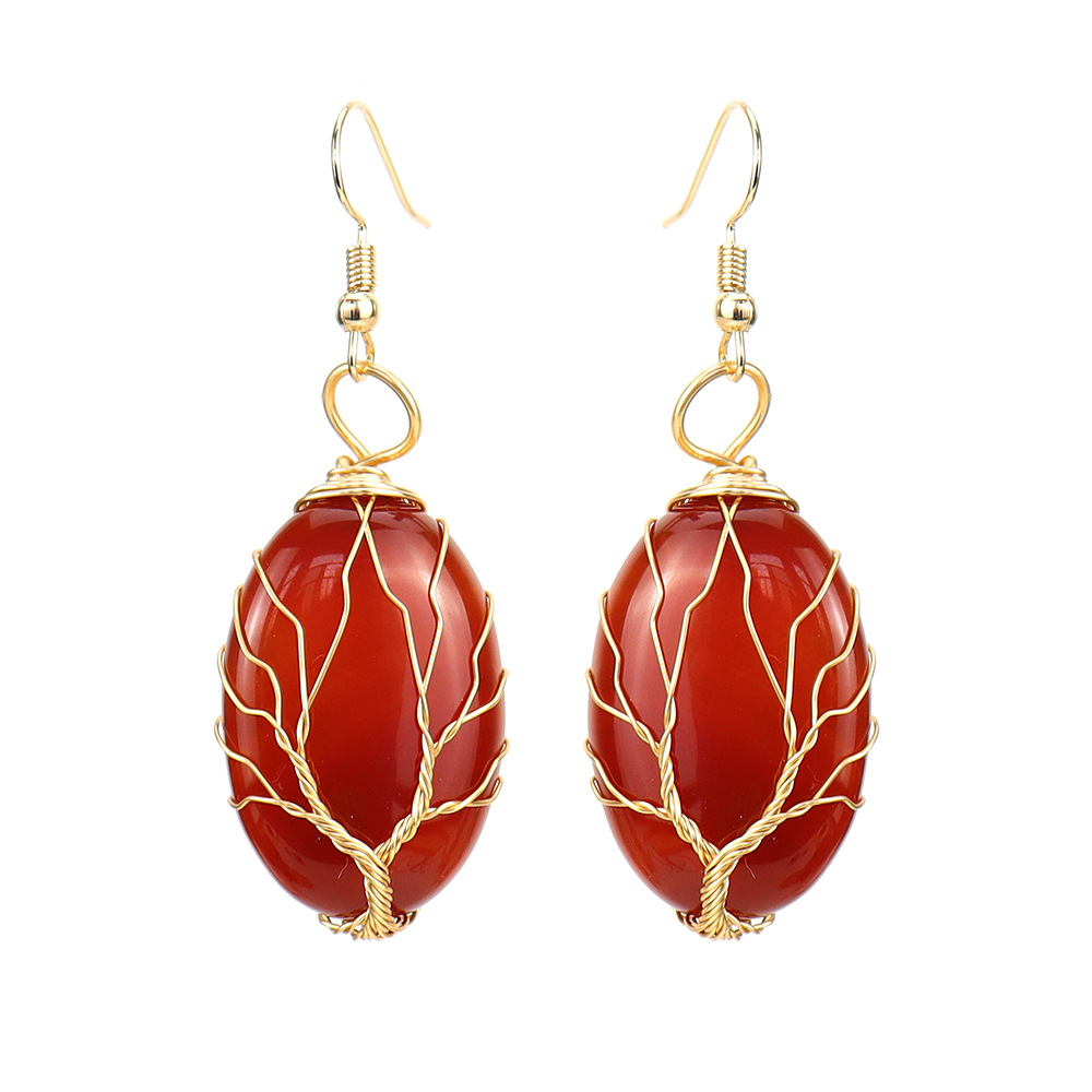 Gold   red agate