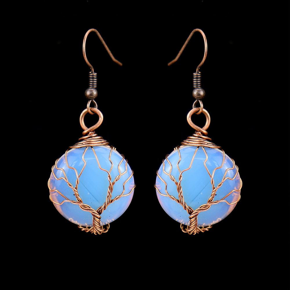 Ancient red copper   opal (synthetic)