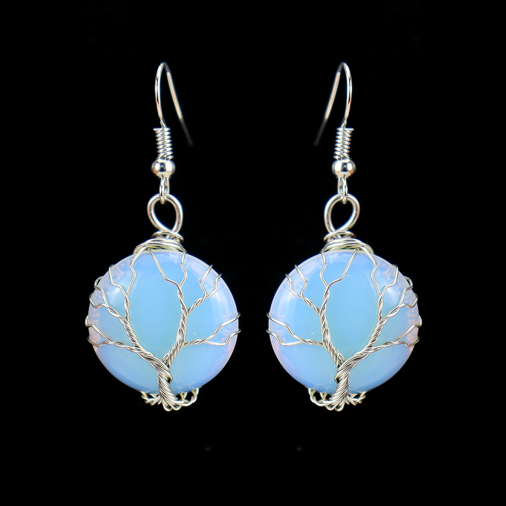 White k  opal (synthetic)