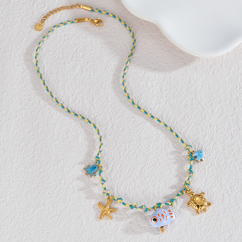 Blue fish   turtle style