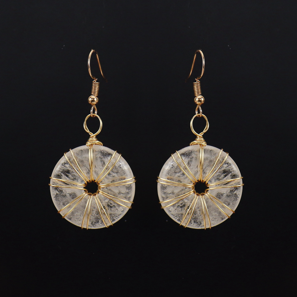 Gold   white crystal