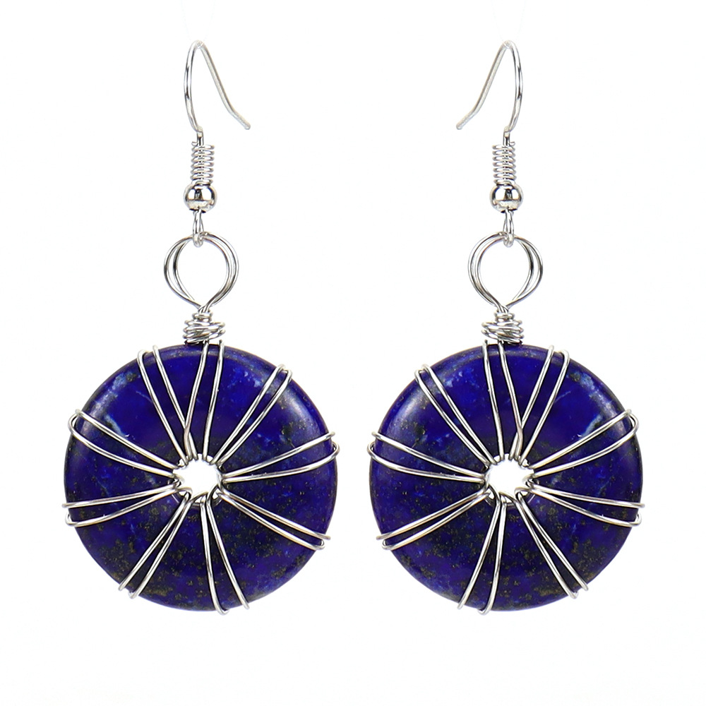 Silver   white dot blue