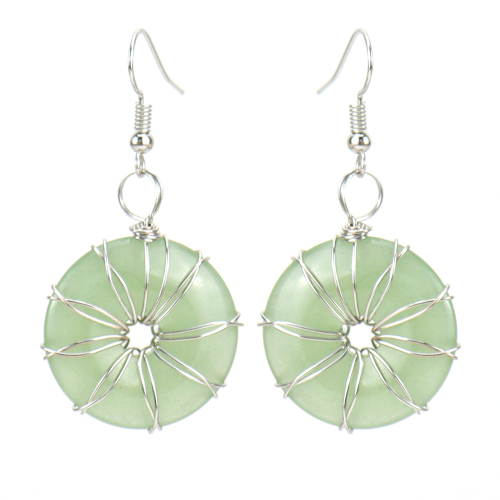 Silver   green aventurine