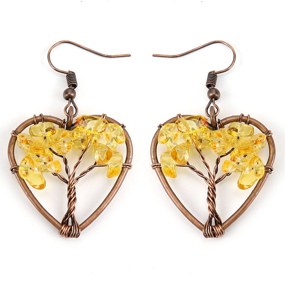 Ancient red copper   citrine