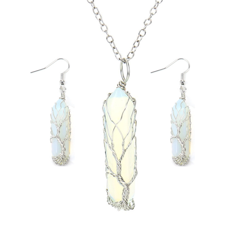 Opal (necklace   earrings)