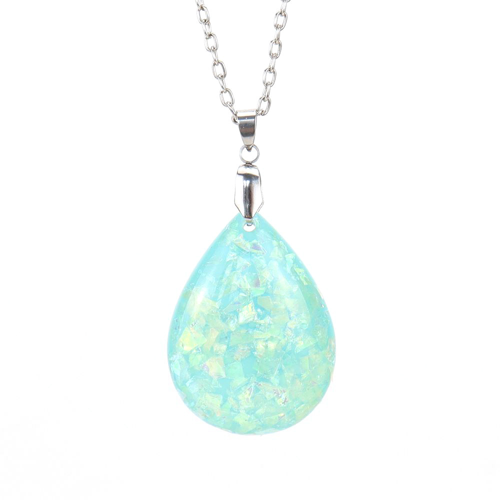 Shell slices - lake blue type a