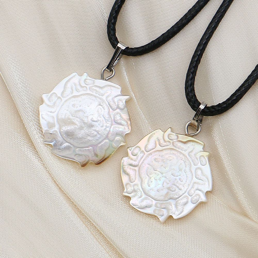 White butterfly shell necklace