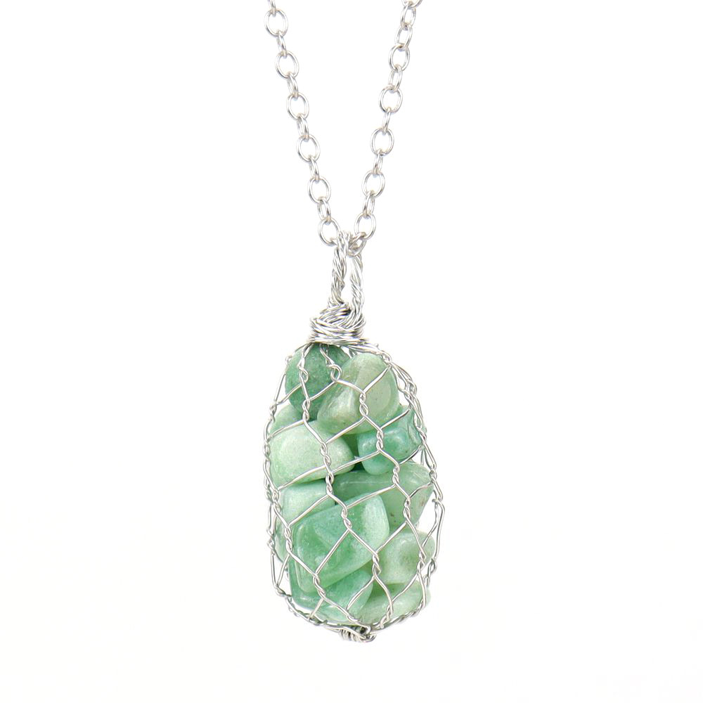 Silvergreen aventurine