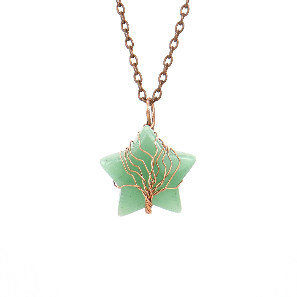 Ancient red copper   green aventurine