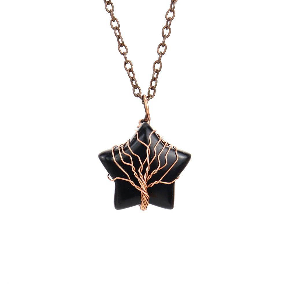 Ancient red copper   obsidian