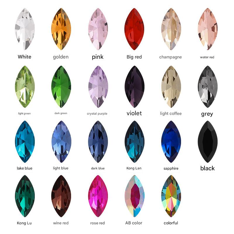 Marquise mixed color (randomly mixed)