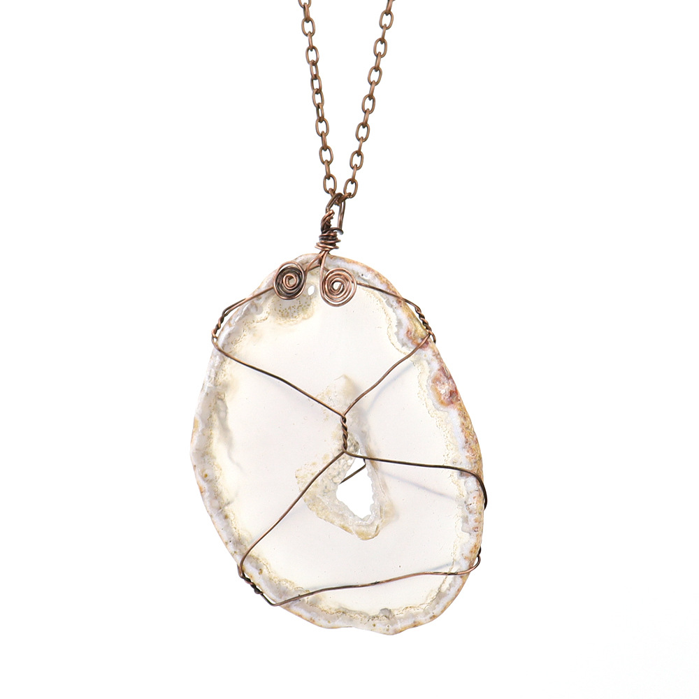 Ancient red copper primary color agate sheet