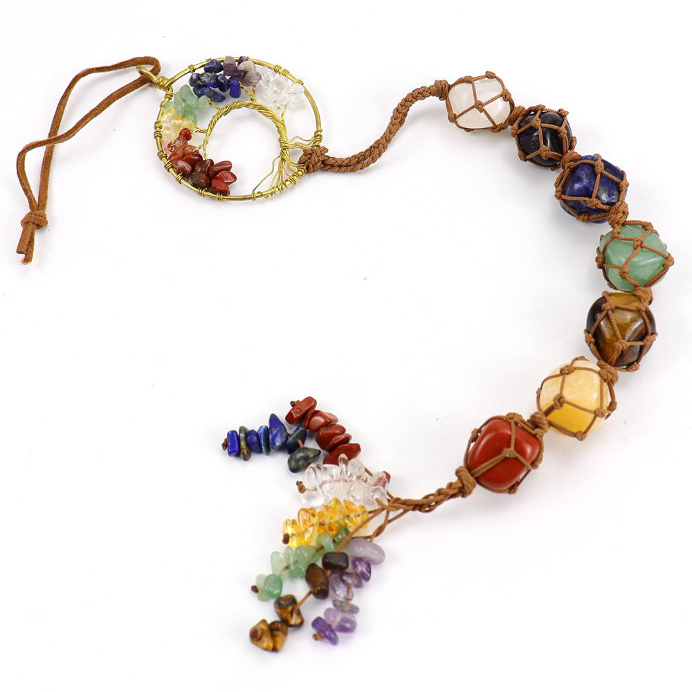 Pure Copper Curved Tree of Life Pendant