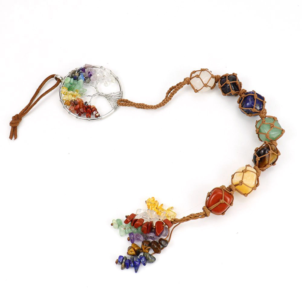 silver Round Tree Root Life Tree Pendant