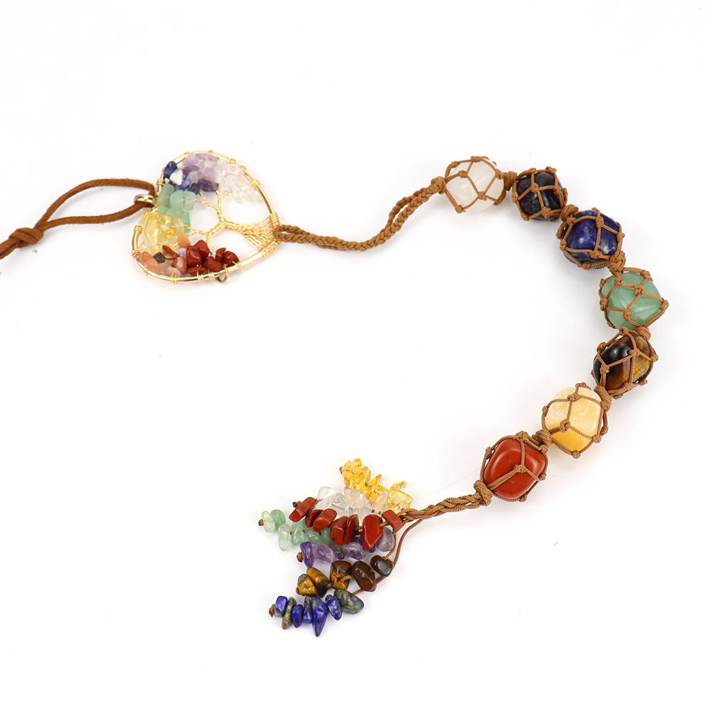 Golden Heart Tree Root Life Tree Pendant