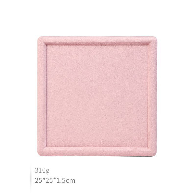 Pink square plate
