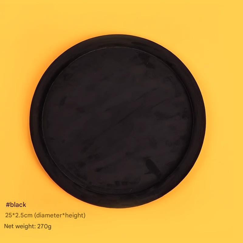 Black round