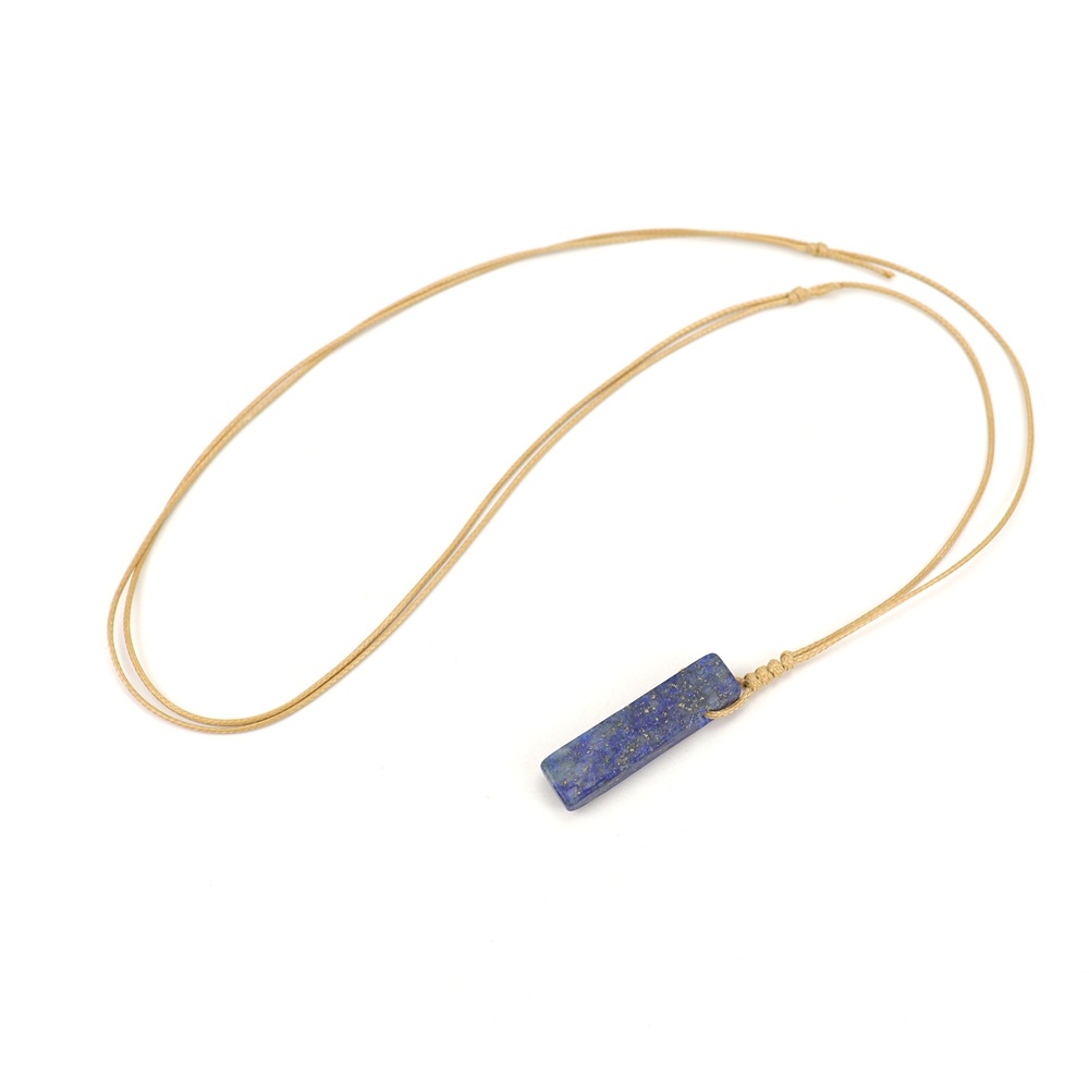 Brown braid lapis lazuli