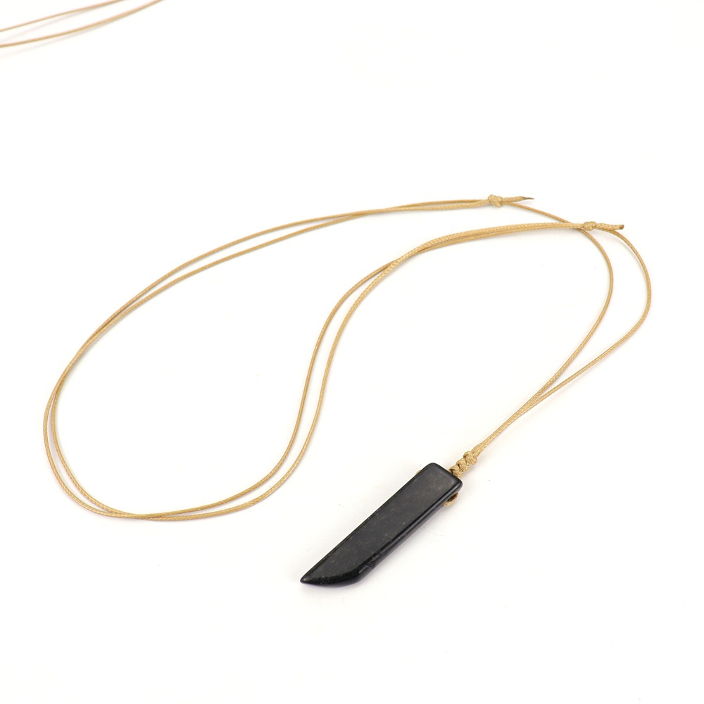 Brown braid obsidian