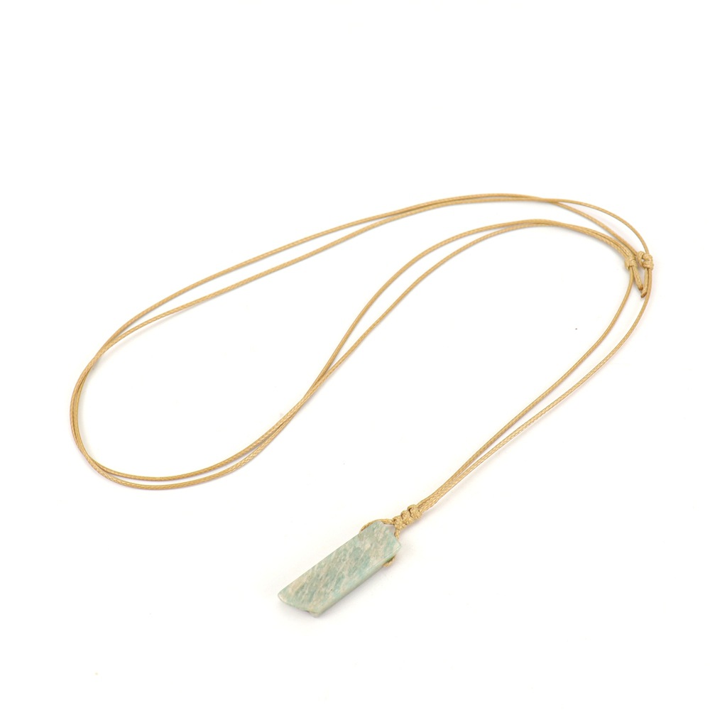 Brown braid amazonite