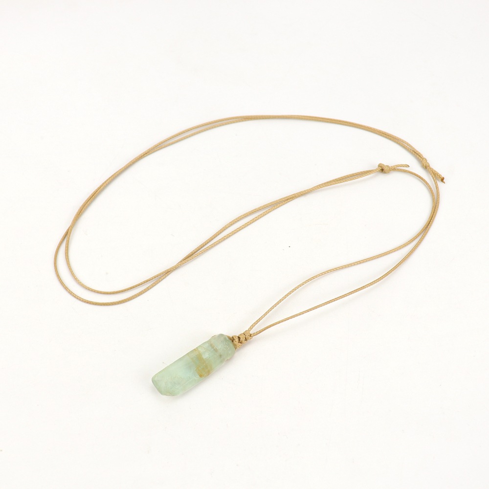 Brown braid prehnite