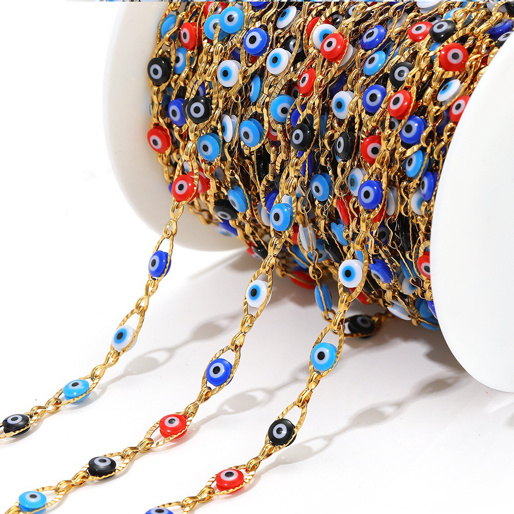 red, white, blue, black