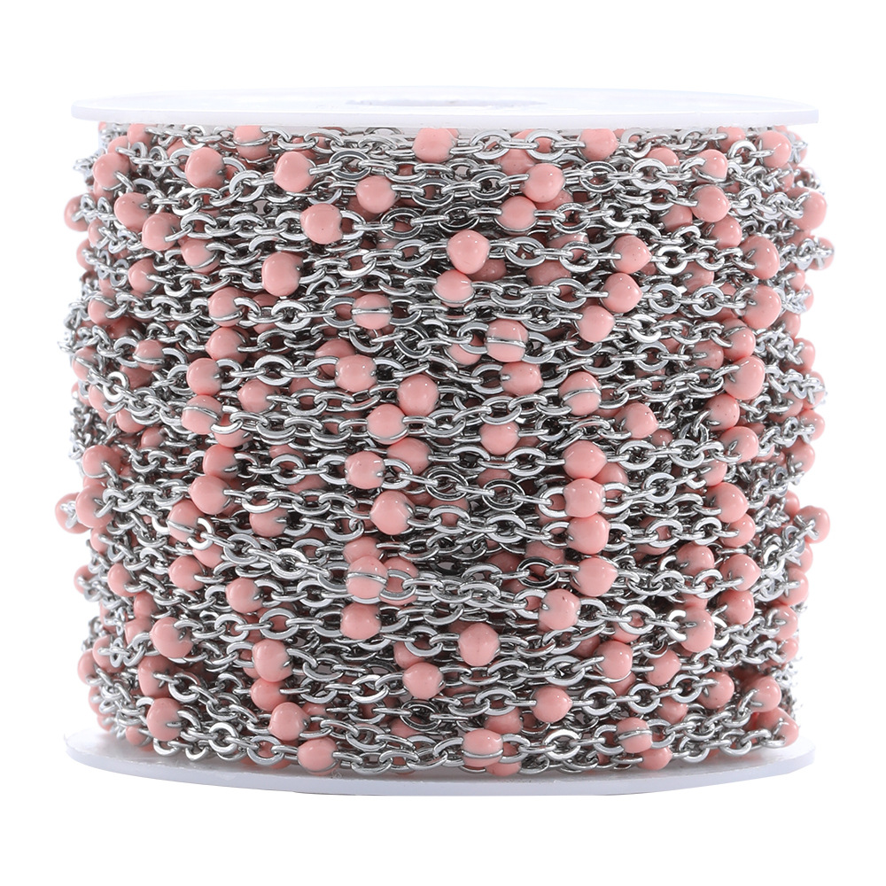 Pink steel chain