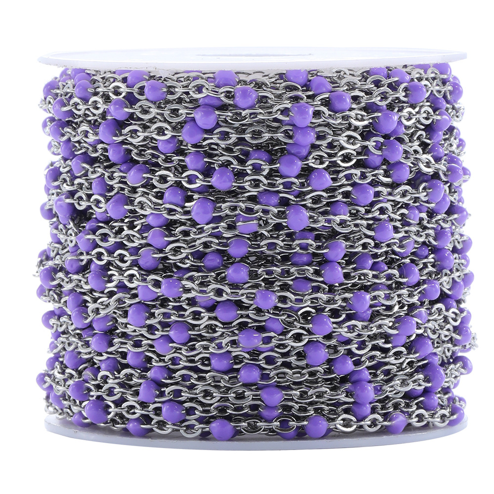 Purple steel chain