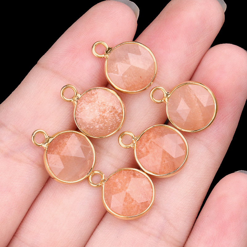 10mm single hanging powder aventurine (single)