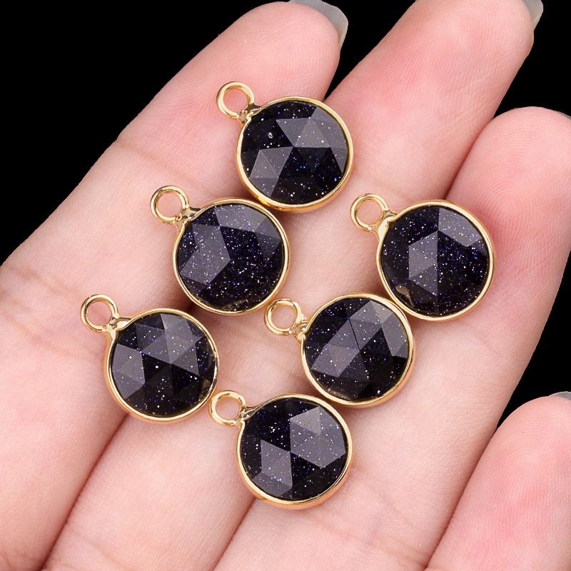 10mm single hanging blue sandstone (artificial) single