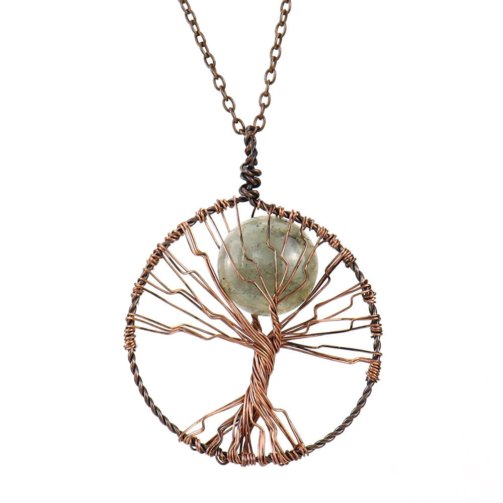 Ancient red copper moonstone