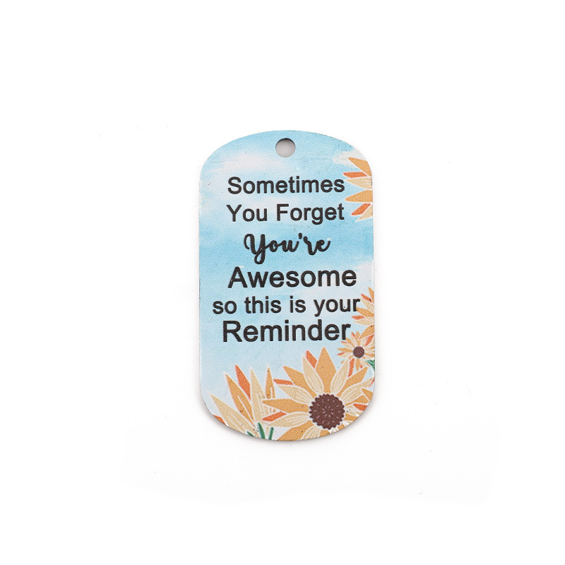 Pendant-Sky Blue 28*50mm