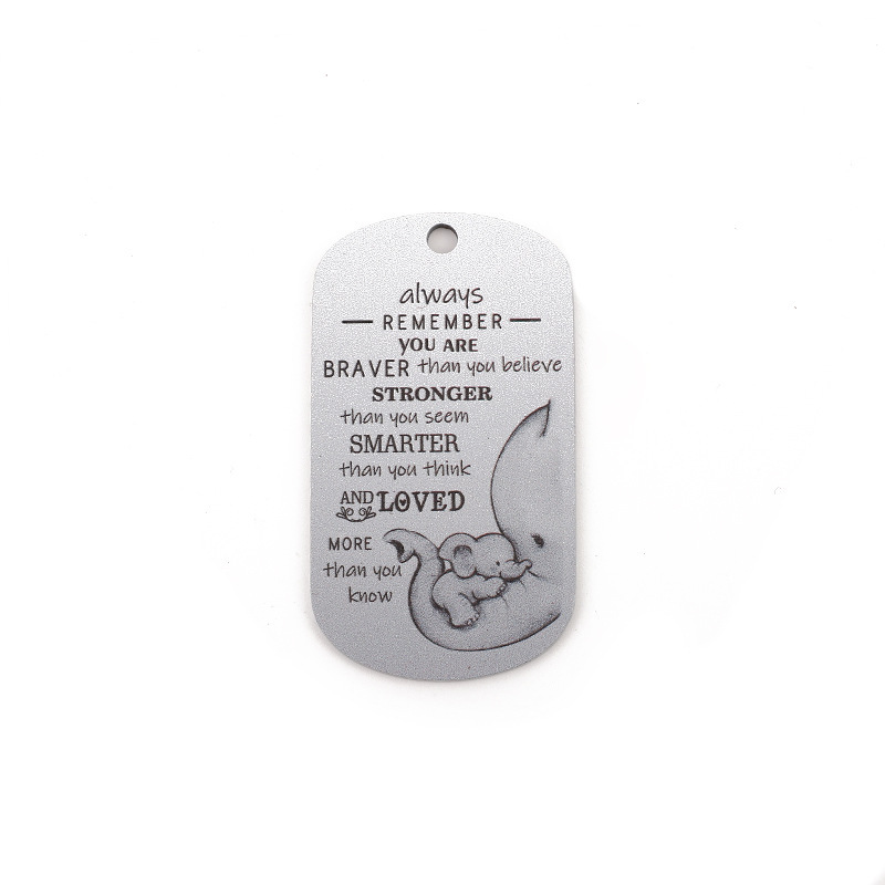 Keychain-Steel 22*39mm