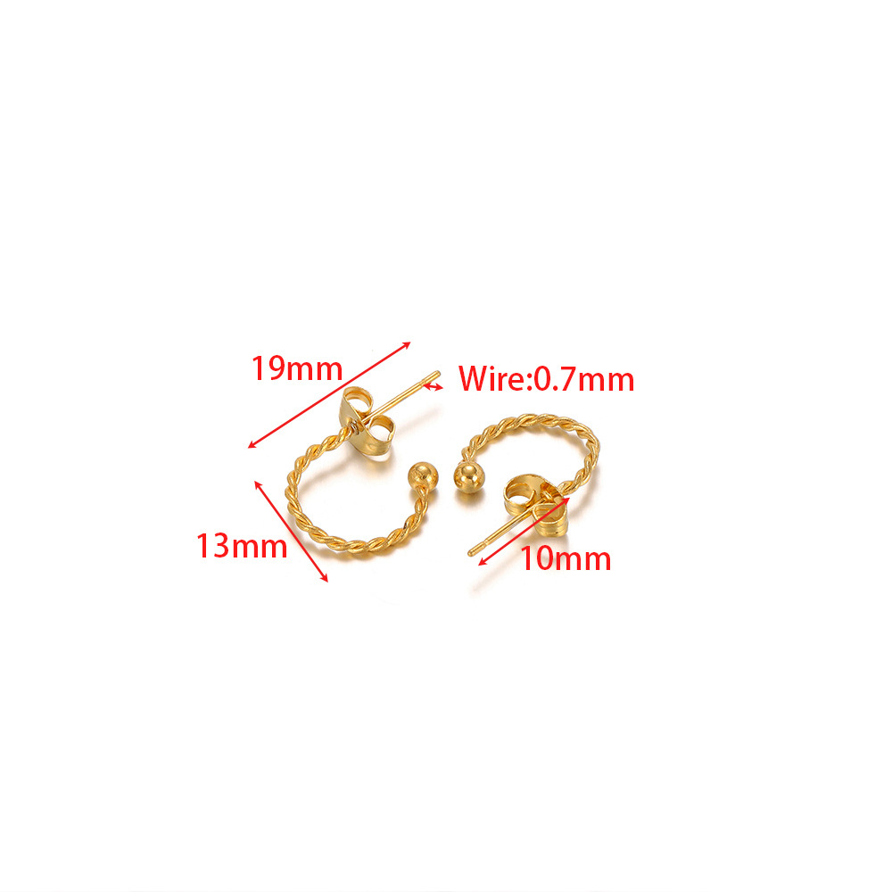 13*19mm gold