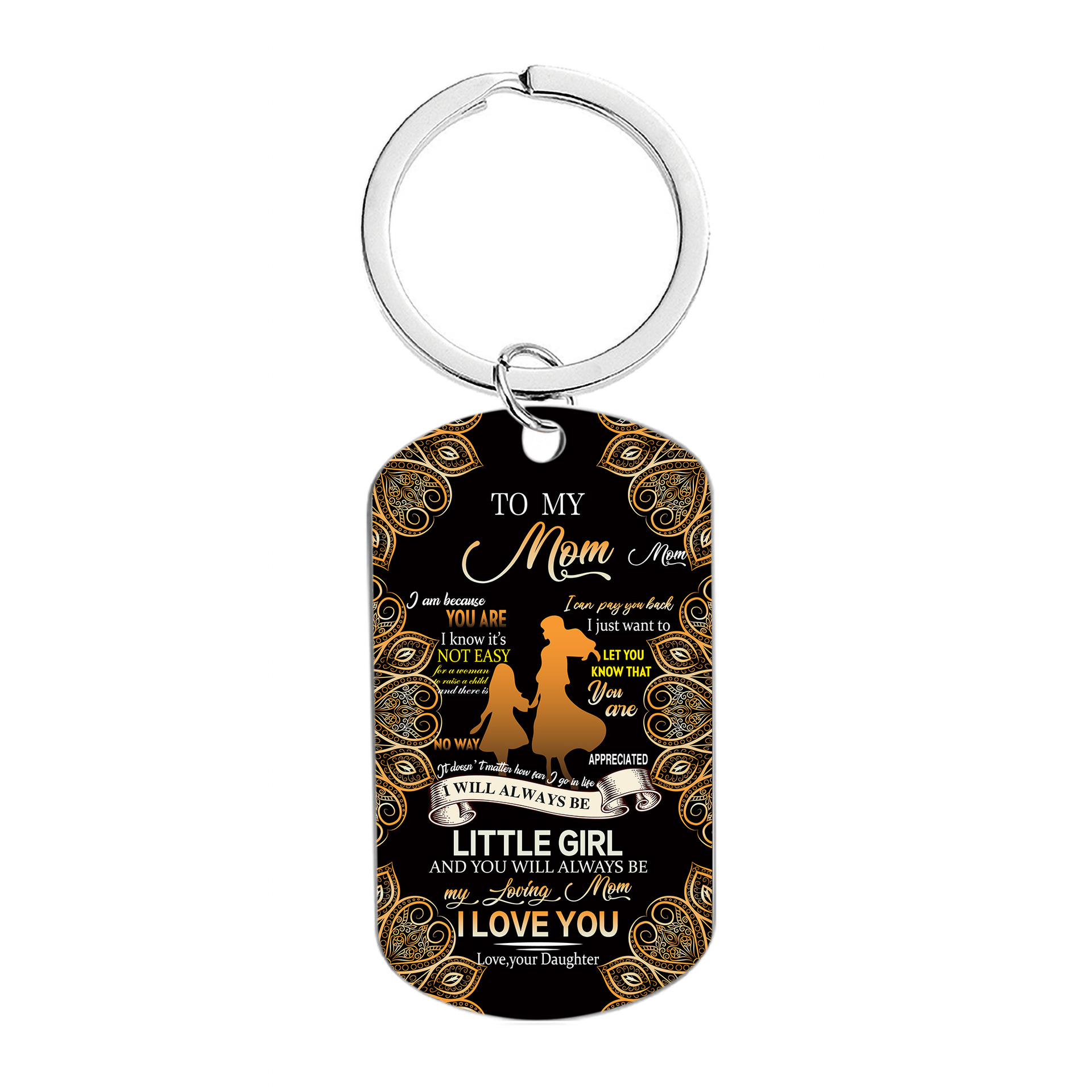 CW0018 keychain Silver