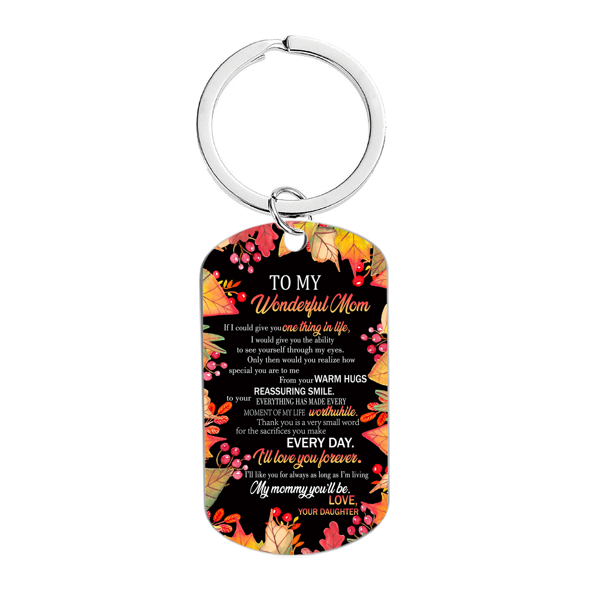 CW0026 keychain Silver