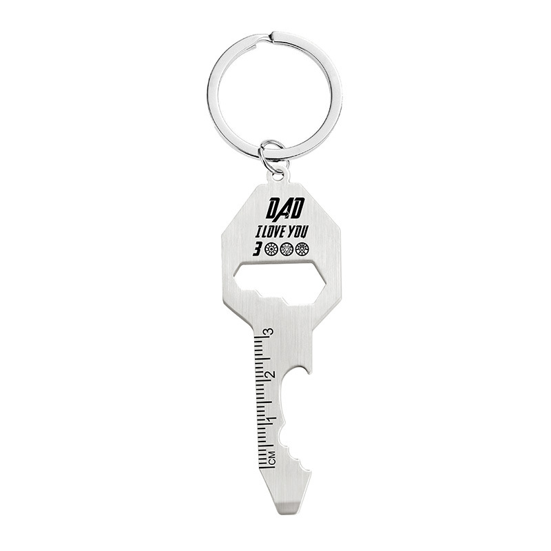 YSK019 key chain overall silver