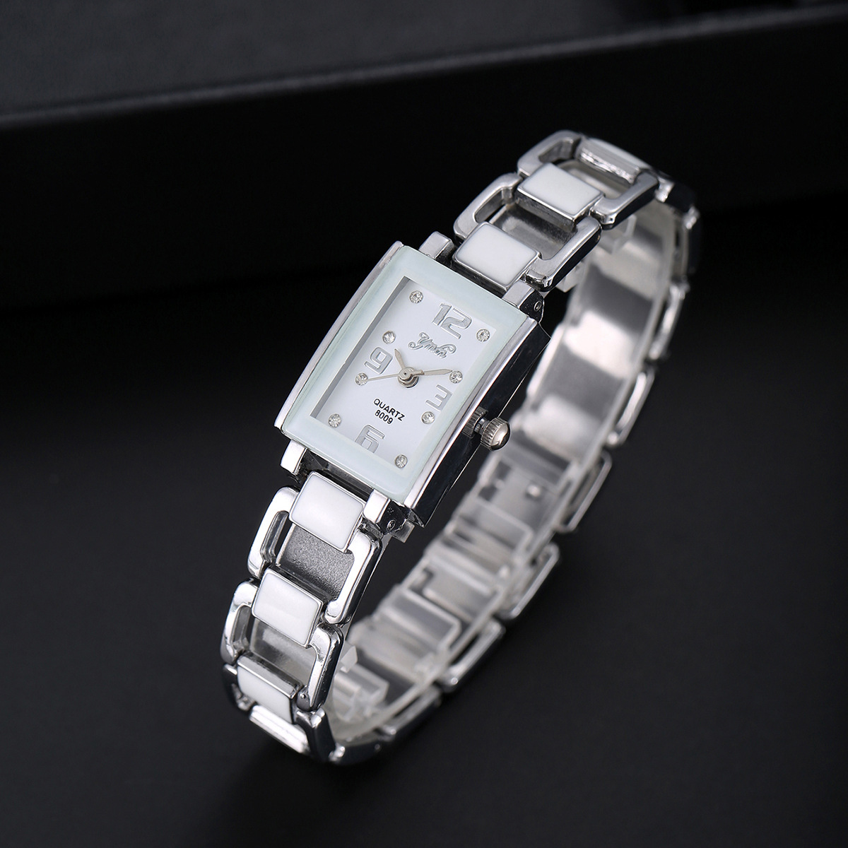 Silver white surface