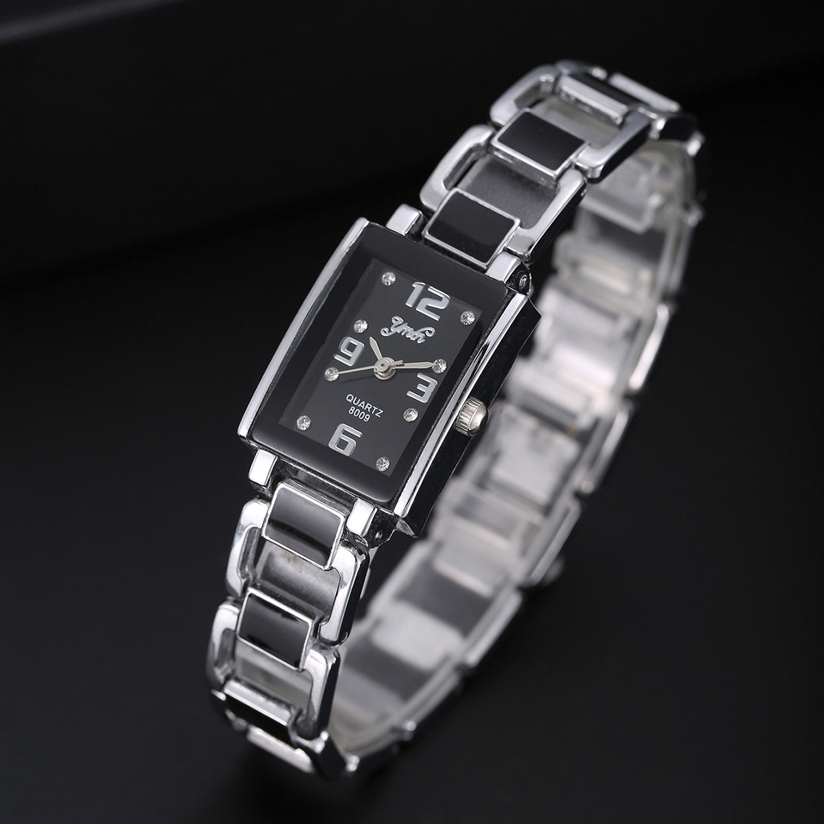 Silver black surface