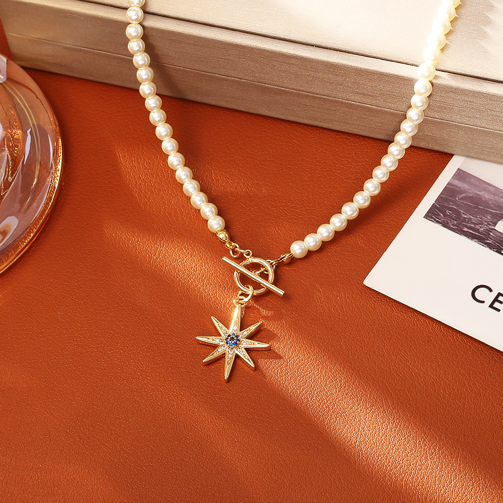 Deep blue turquoise necklace