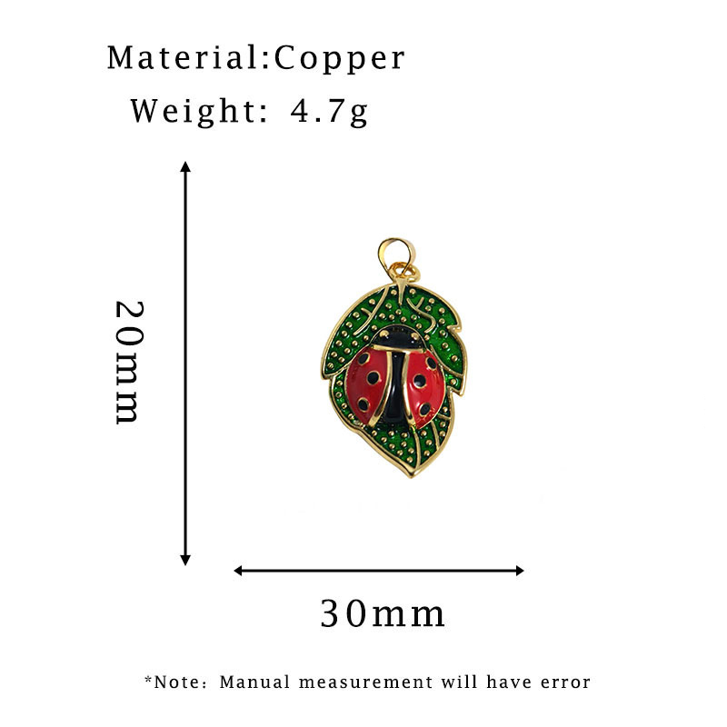 Green leaf ladybug a